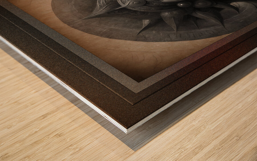 Unilai Queen Of Eyuon Stunning AI Concept Art Portrait by Xzendor7 Wood print