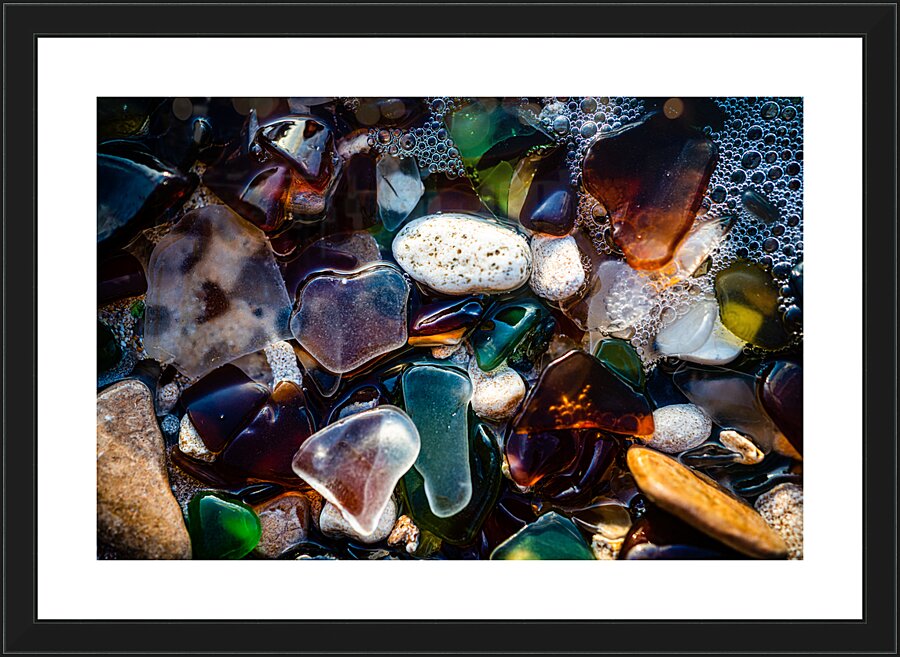 Ocean Bubbles - Bermuda Picture Frame print