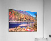 Two Red Canoes Acrylic Print