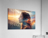 Peace En Acrylic Print
