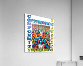 Stop Oppression - Text Version Acrylic Print
