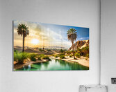 sunset desert stream no1 Acrylic Print