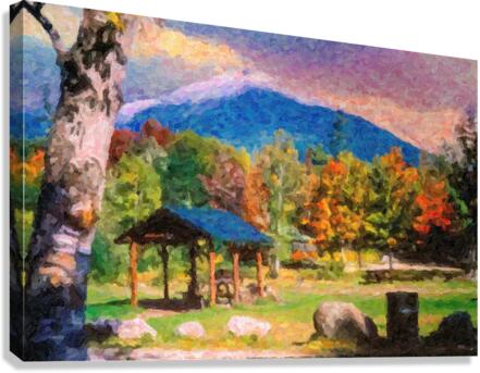 Katahdin Stream Rest Area Canvas Print