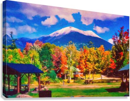 Katahdin Rest area Canvas Print