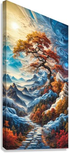 Path to Serenity Now Canvas Print