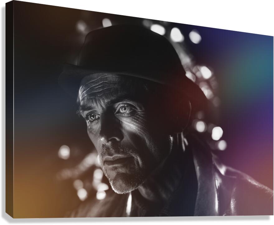 010b Gel Portrait Canvas Print