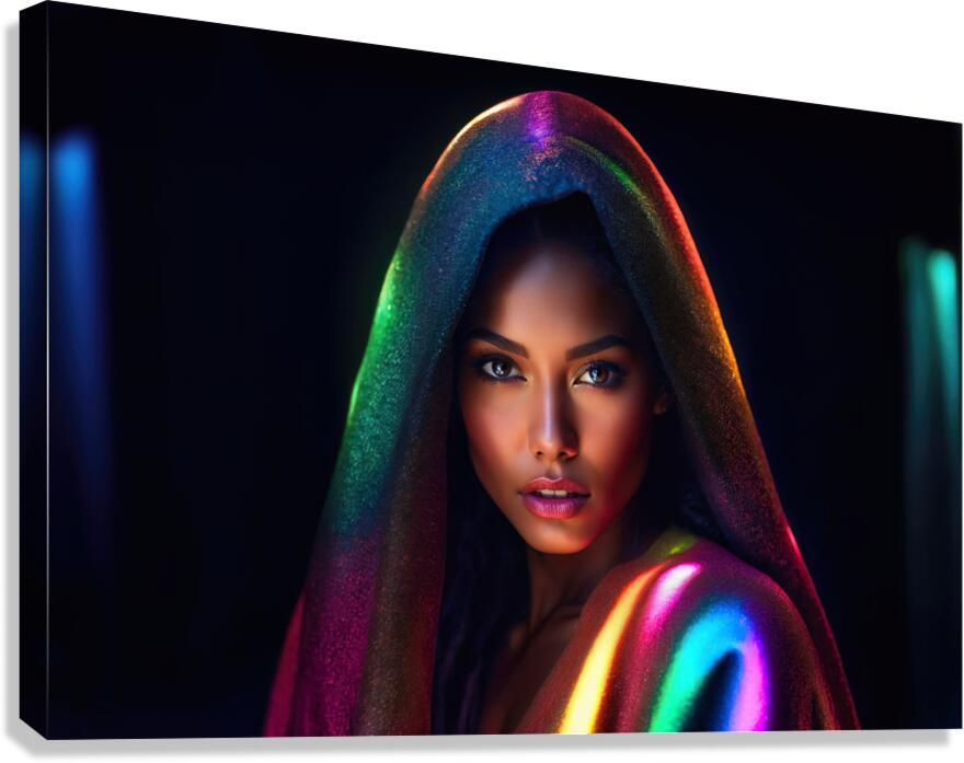 005 Gel Portrait Canvas Print