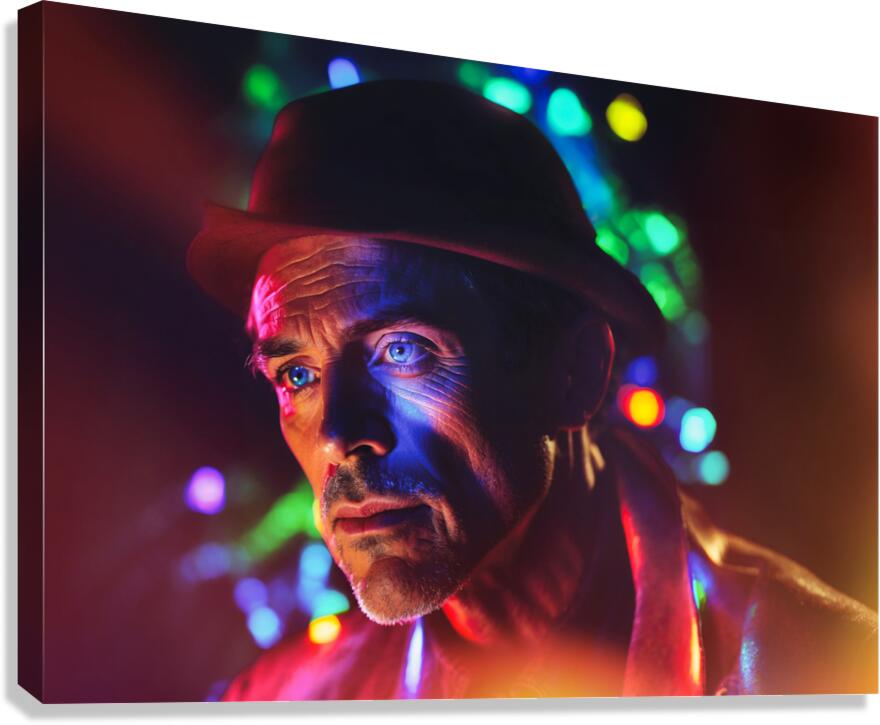 010a Gel Portrait Canvas Print