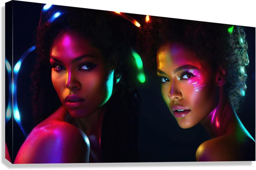 013 Gel Portrait Canvas Print