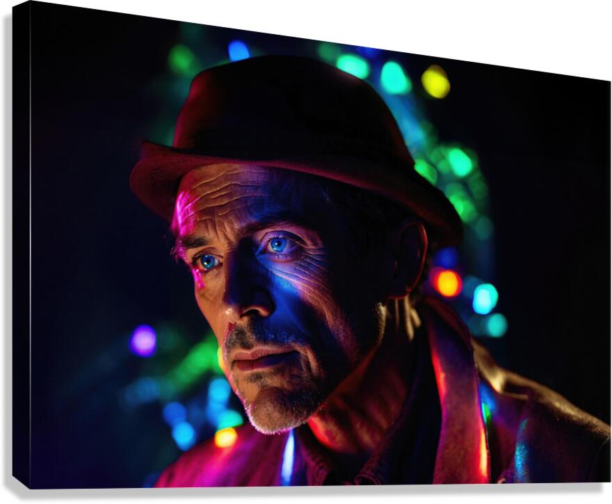 010c Gel Portrait Canvas Print