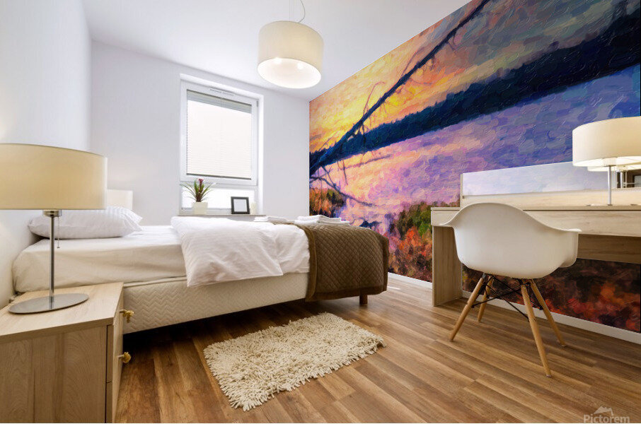 Deadwood Sunset Mural print