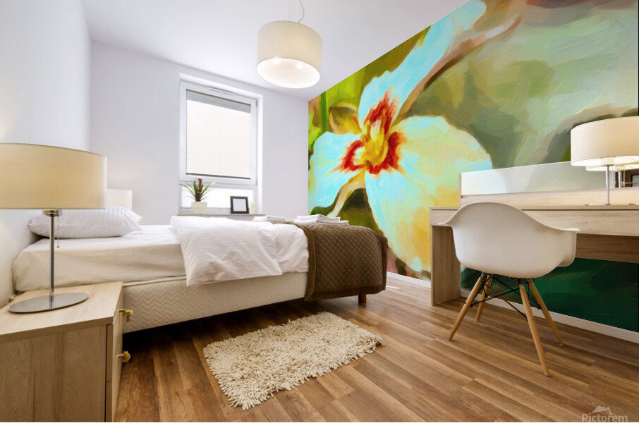 Trillium one Mural print