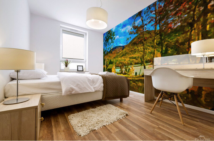 Leanto Pond Mural print