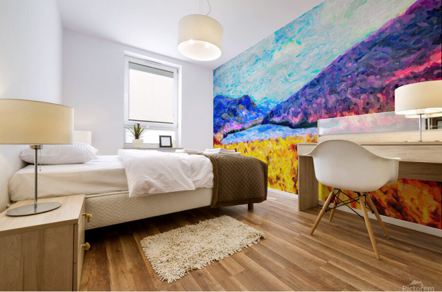 Secret Pond Mural print