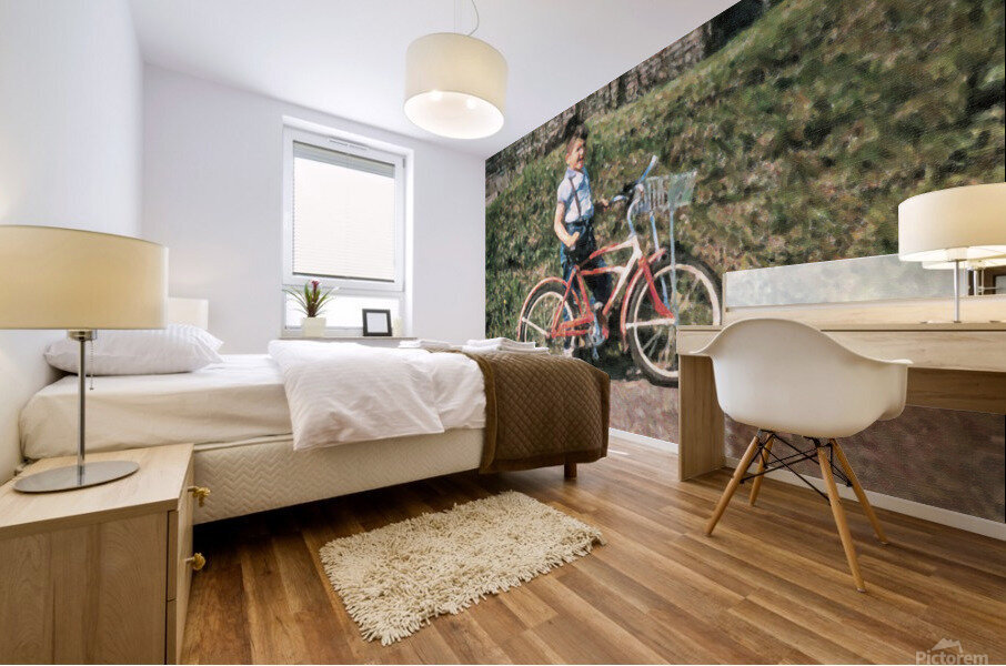 eds bike Mural print