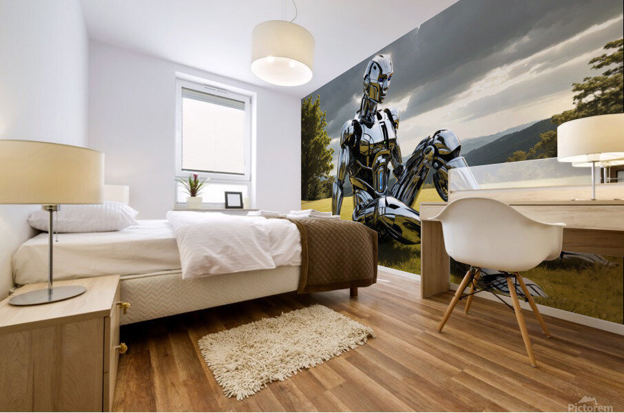 Chrome Thoughts Final Mural print