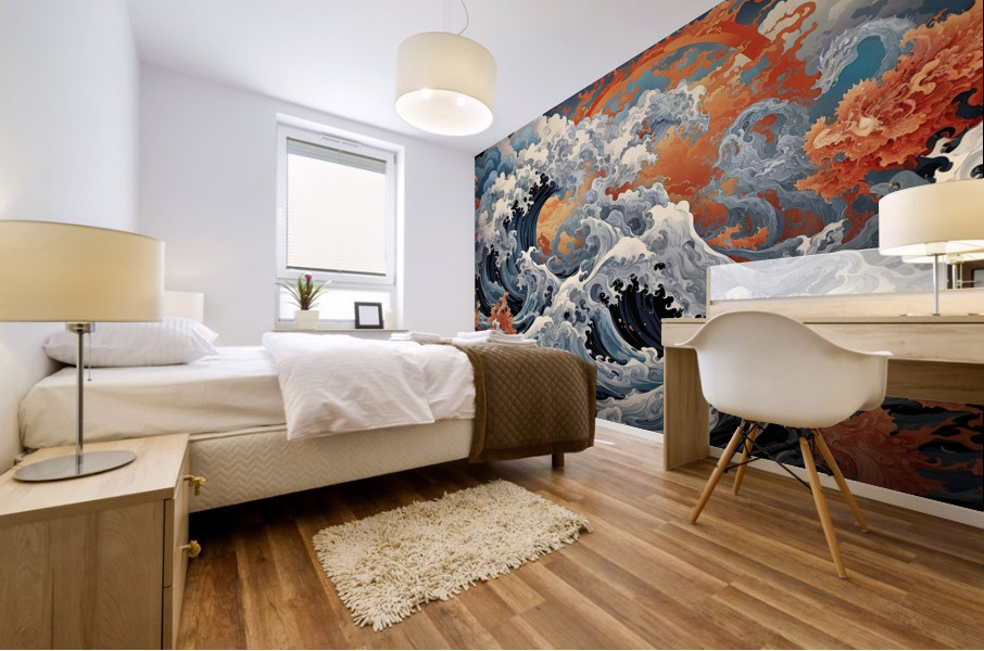 Tsunami No1 Mural print