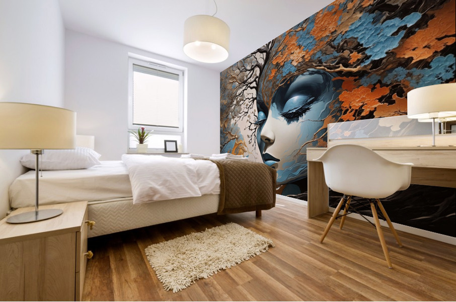 Mother Impasto Mural print