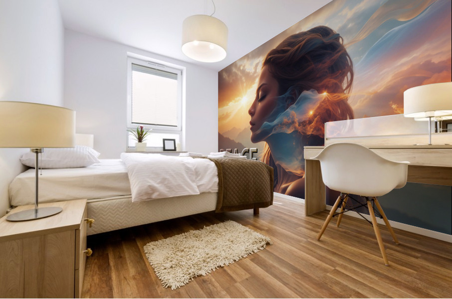 Peace En Mural print