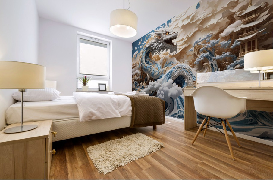 Paper Dragon No1 Mural print
