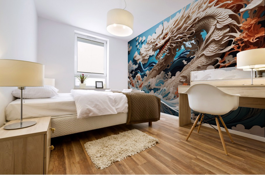 Paper Dragon No2 Mural print