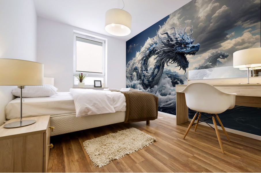 Paper Dragon No4 Mural print