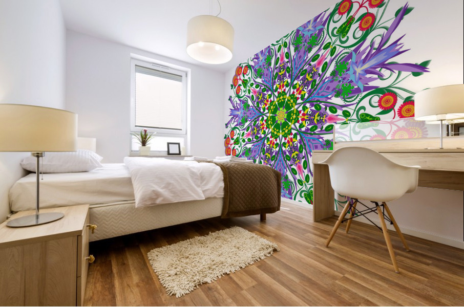 Mandala 013 Mural print
