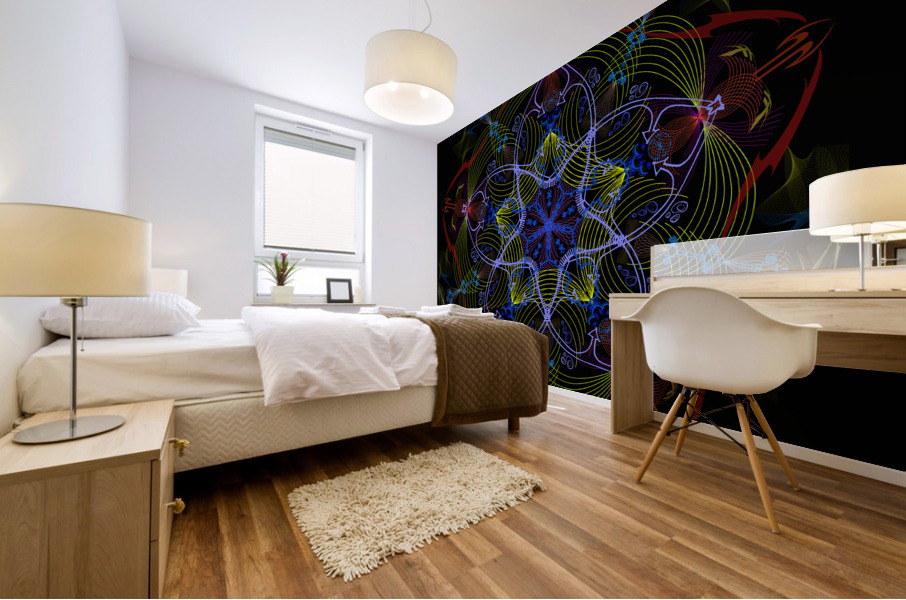 Mandala 014 Mural print