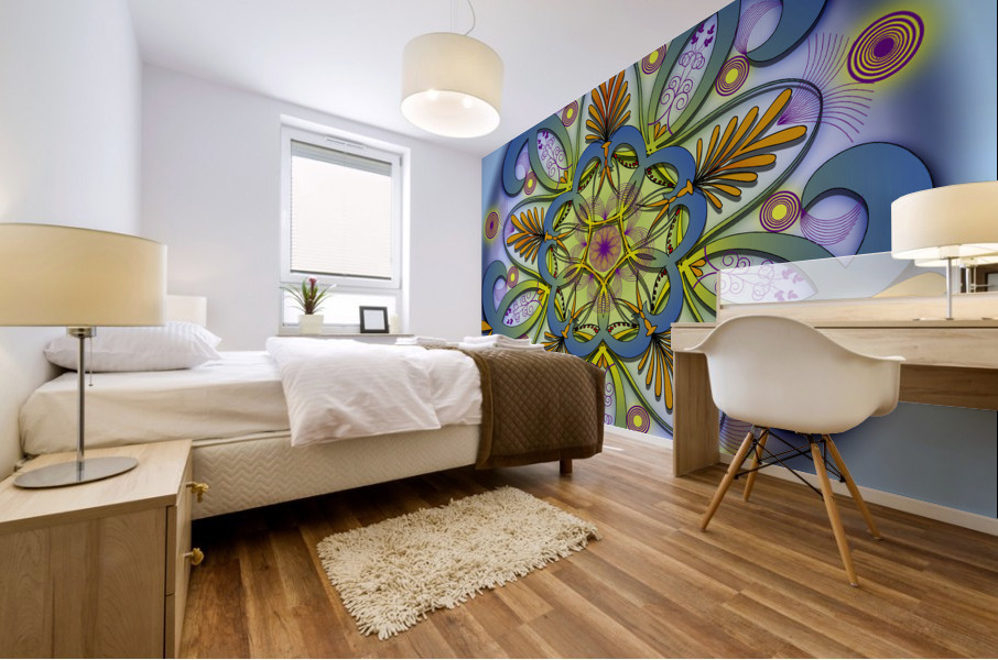 Mandala 015 Mural print