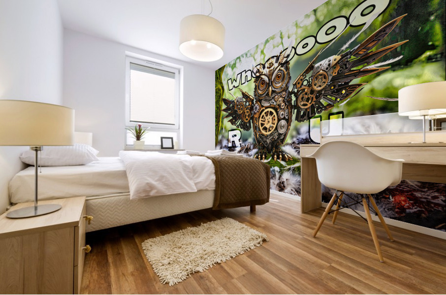 Mech Owl 1 Mural print
