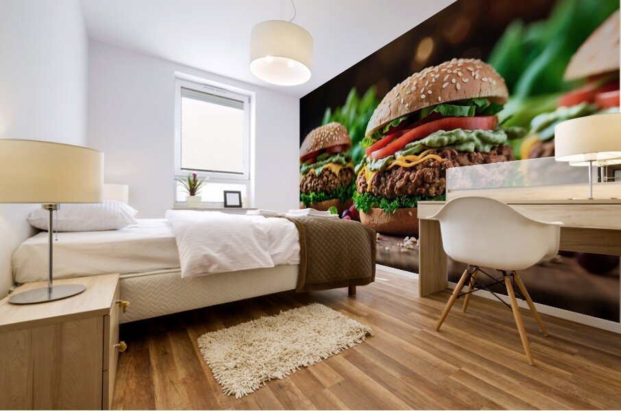 004 Food Mural print