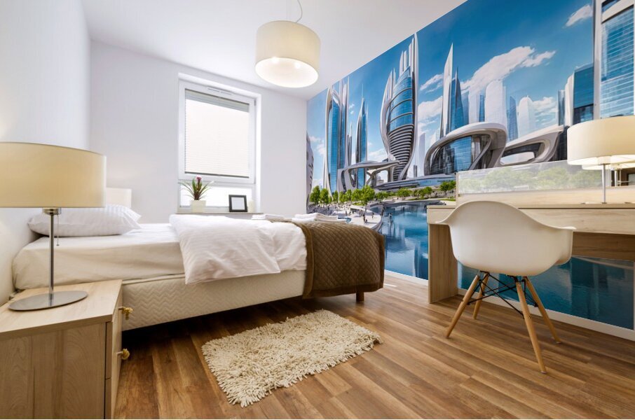 Future City 10 Mural print