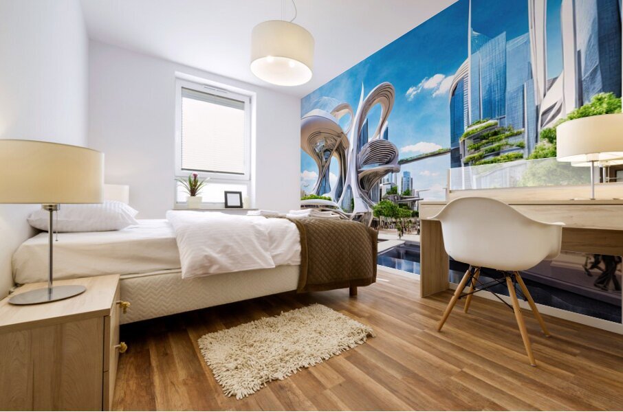 Future City 03 Mural print
