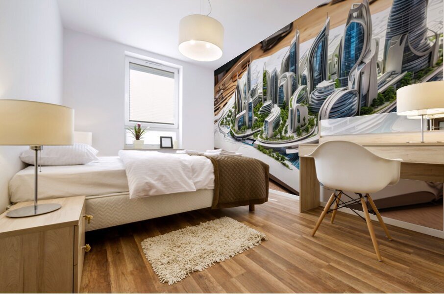 Future City 09 Mural print