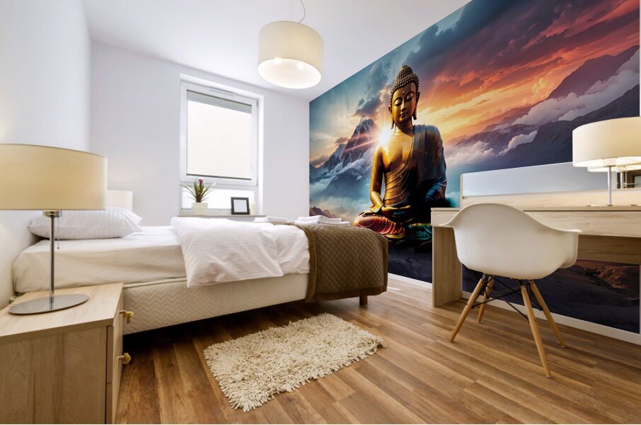 buddha no1 Mural print
