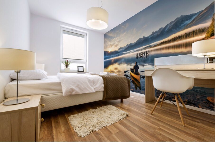 serene 1 Mural print
