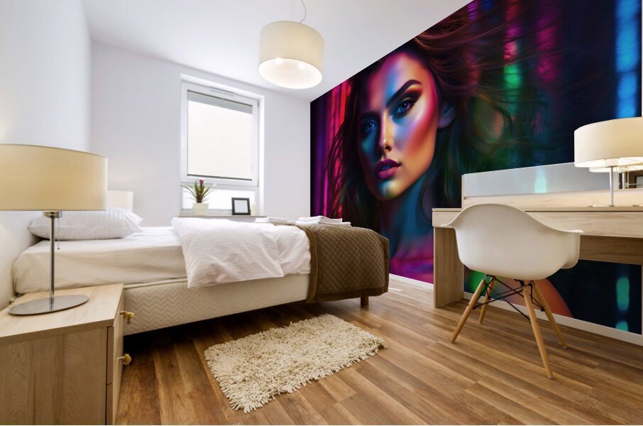 015 Gel Portrait Mural print