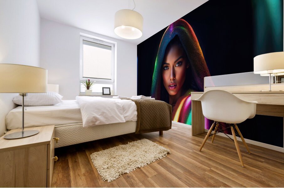 005 Gel Portrait Mural print