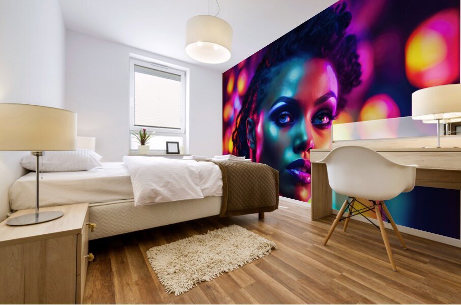 006 Gel Portrait Mural print