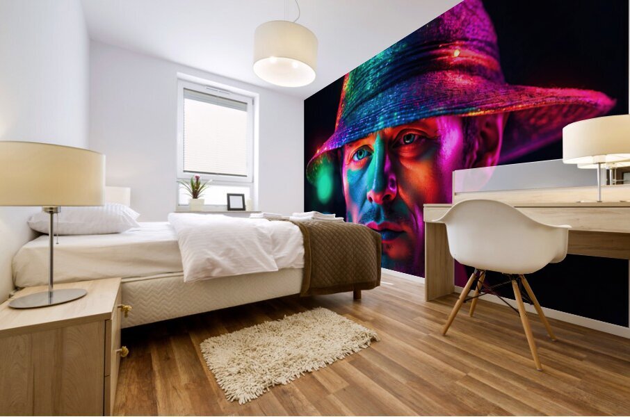 003 Gel Portrait Mural print
