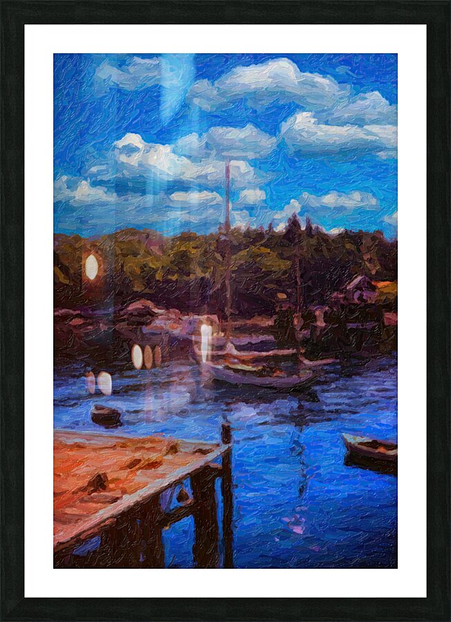 Sailboat one Picture Frame print