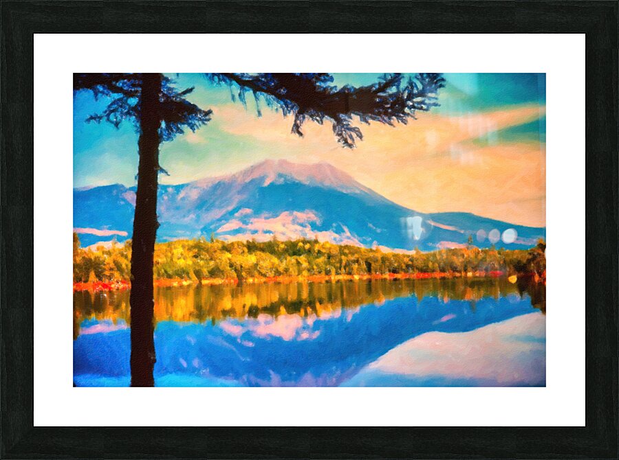 Katahdin Reflections Picture Frame print