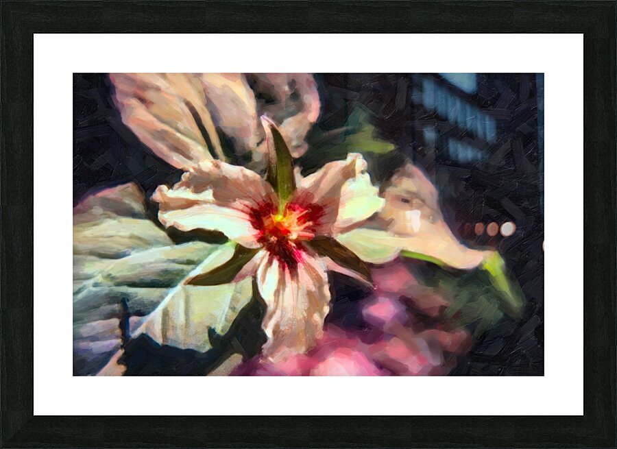Trillium two Picture Frame print