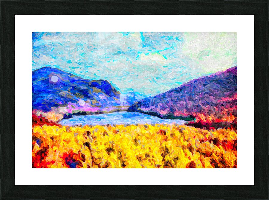 Secret Pond Picture Frame print