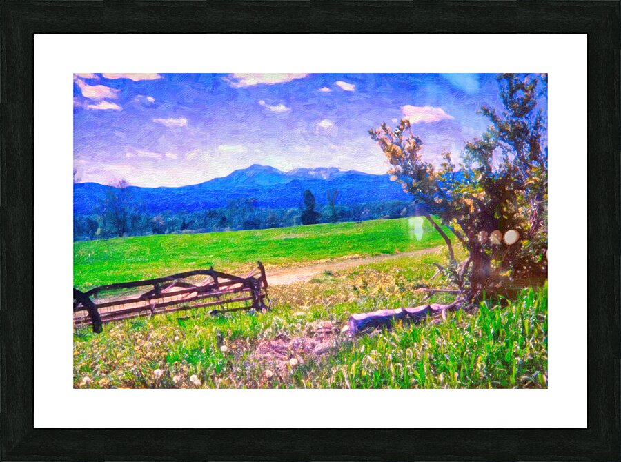 kathadin farm Picture Frame print