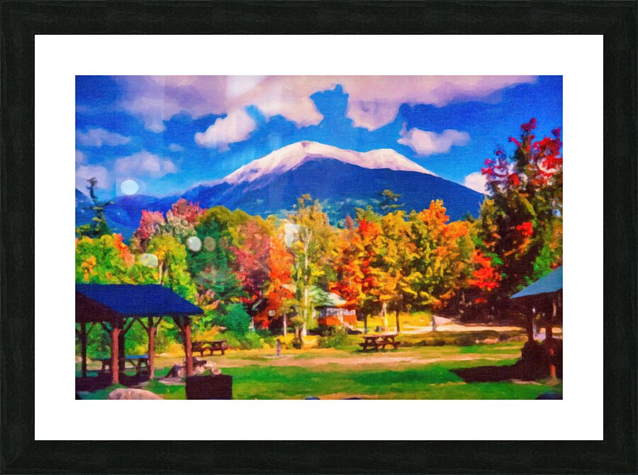 Katahdin Rest area Picture Frame print