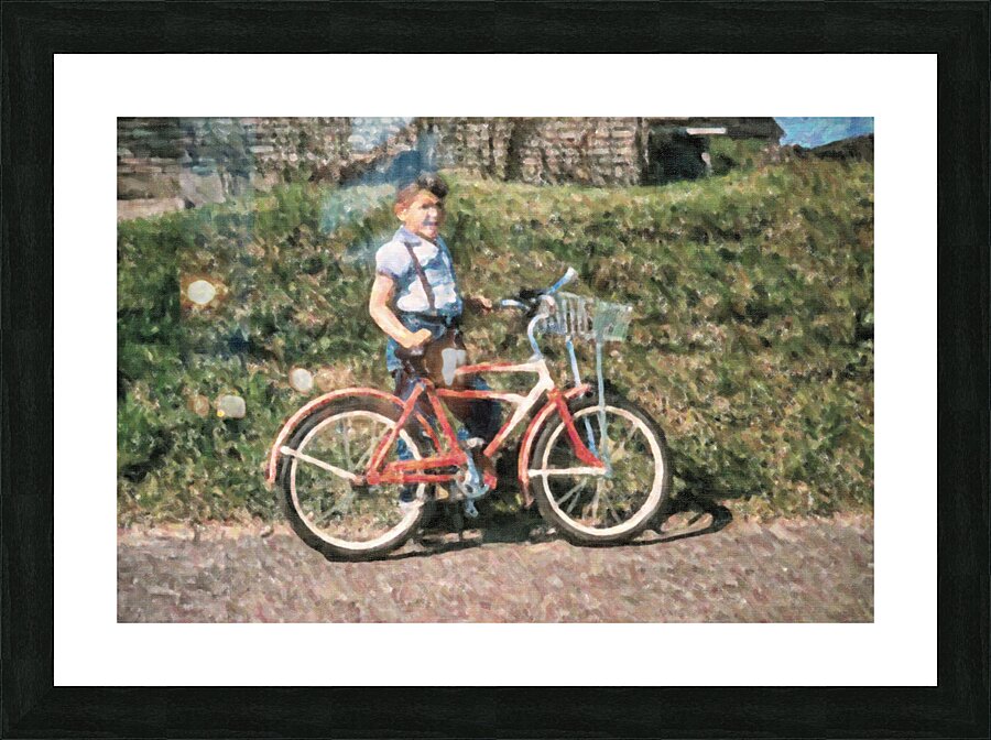 eds bike Picture Frame print