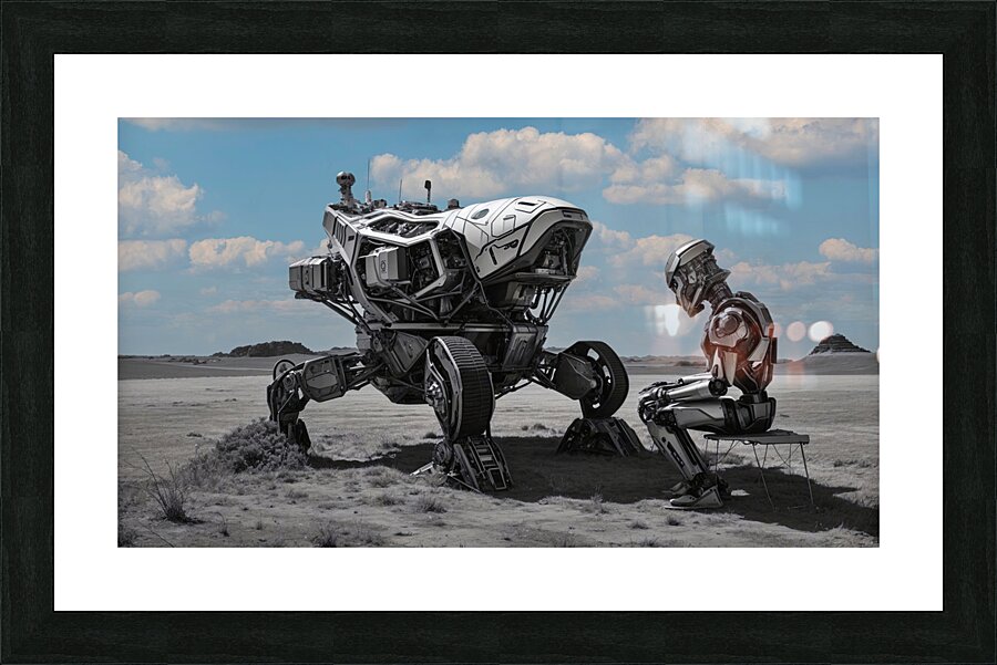 Broke Down Rover Final Picture Frame print
