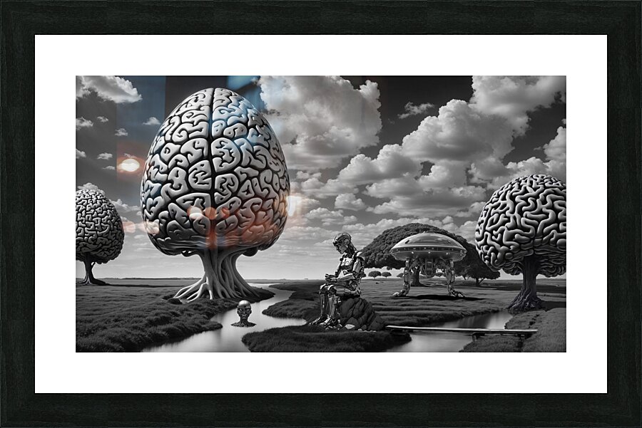 Brain Stem Park Final Picture Frame print