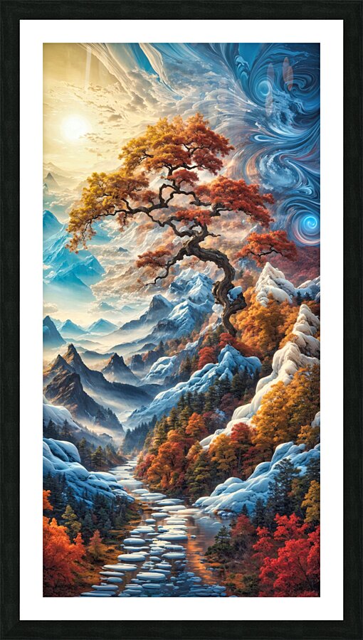 Path to Serenity Now Picture Frame print
